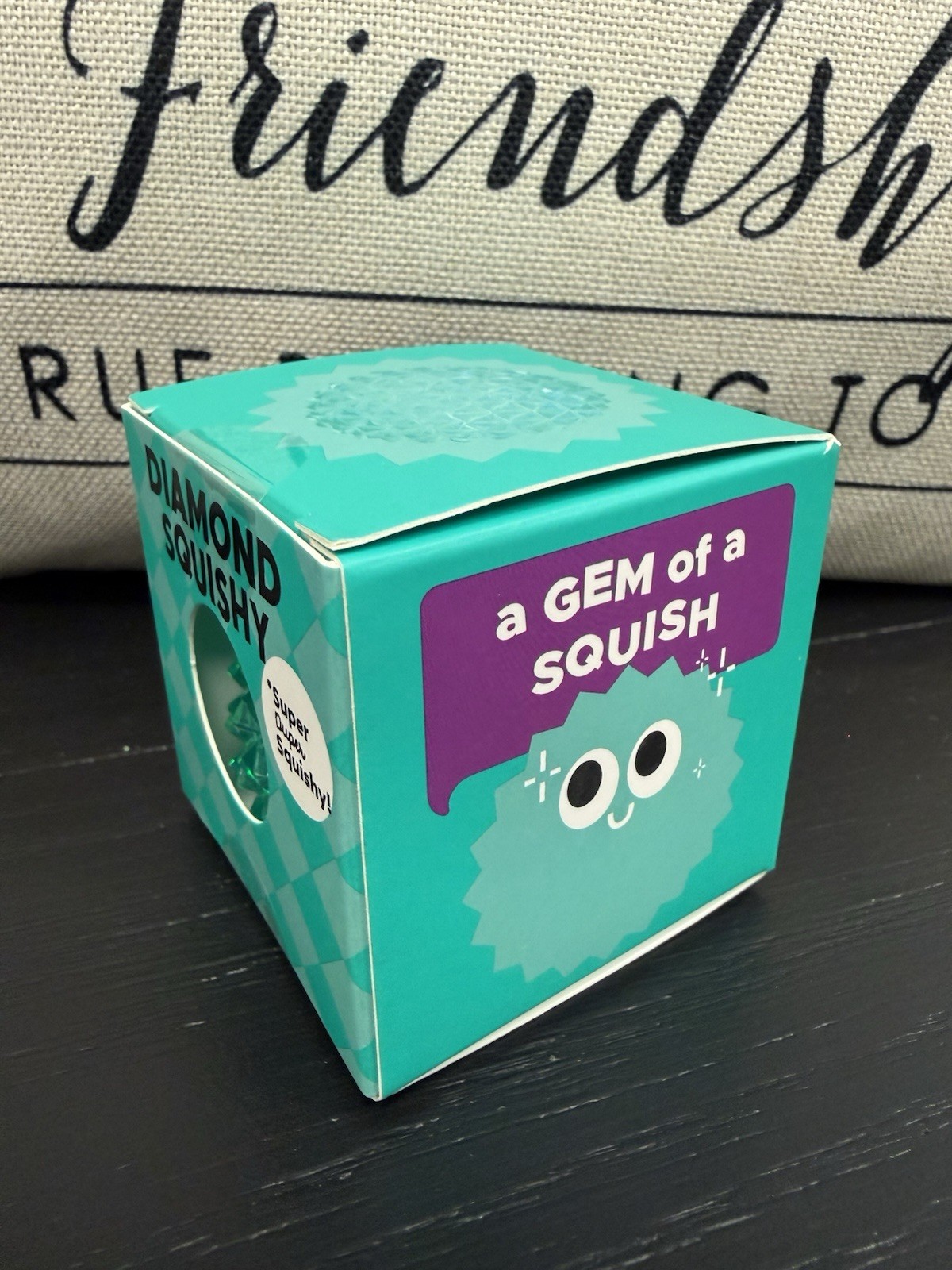 NEW Teal J’Adore Diamond Squishy Toy Target Squeeze Orb Toy SIMILAR TO NEEDOH