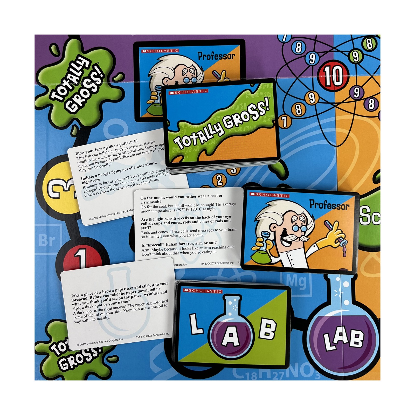 New – University Games Scholastic – Totally Gross! The Game of Science – Ages 8+