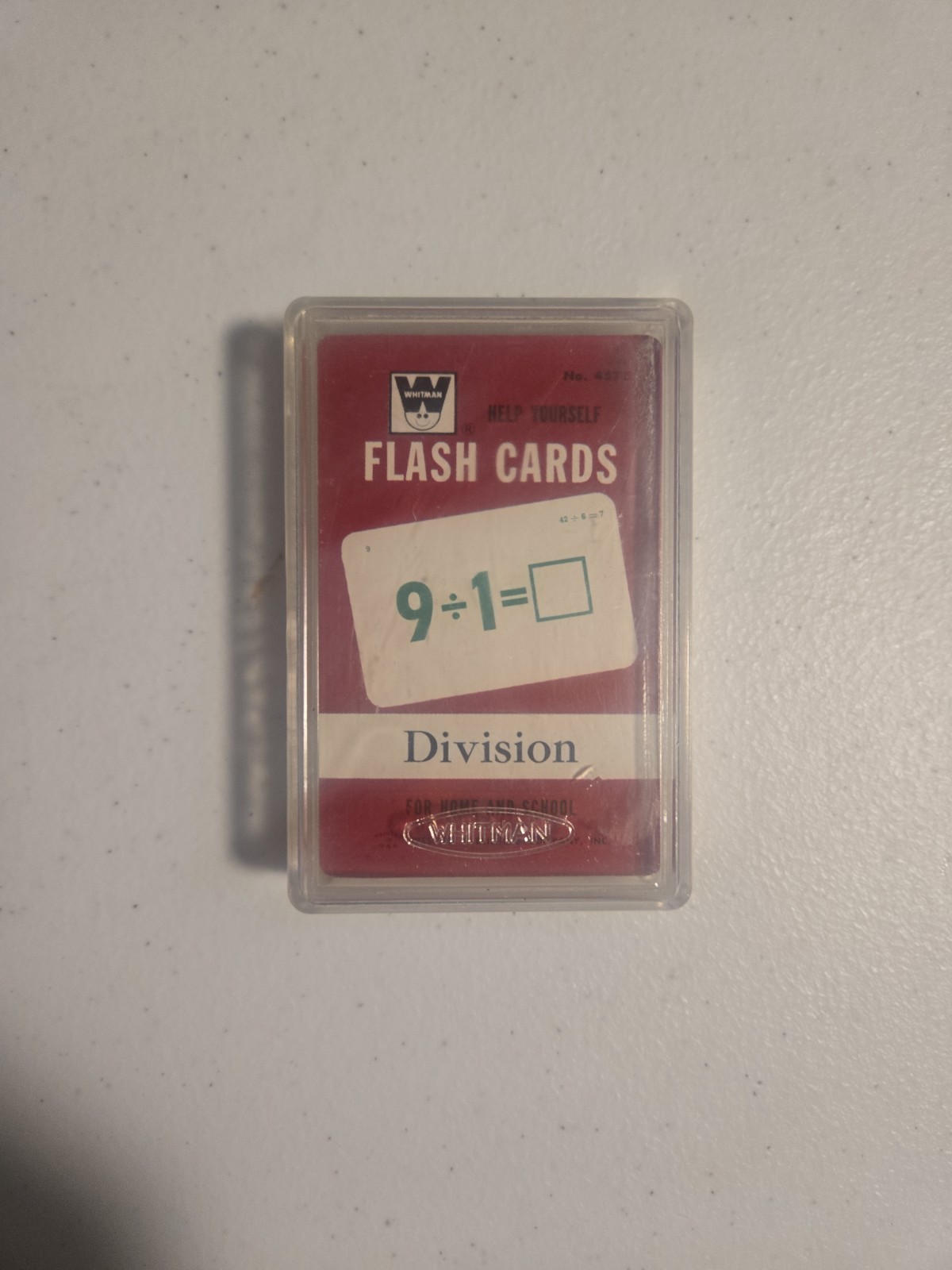1962 WHITMAN DIVISION Flash Cards SEALED In Plastic Case