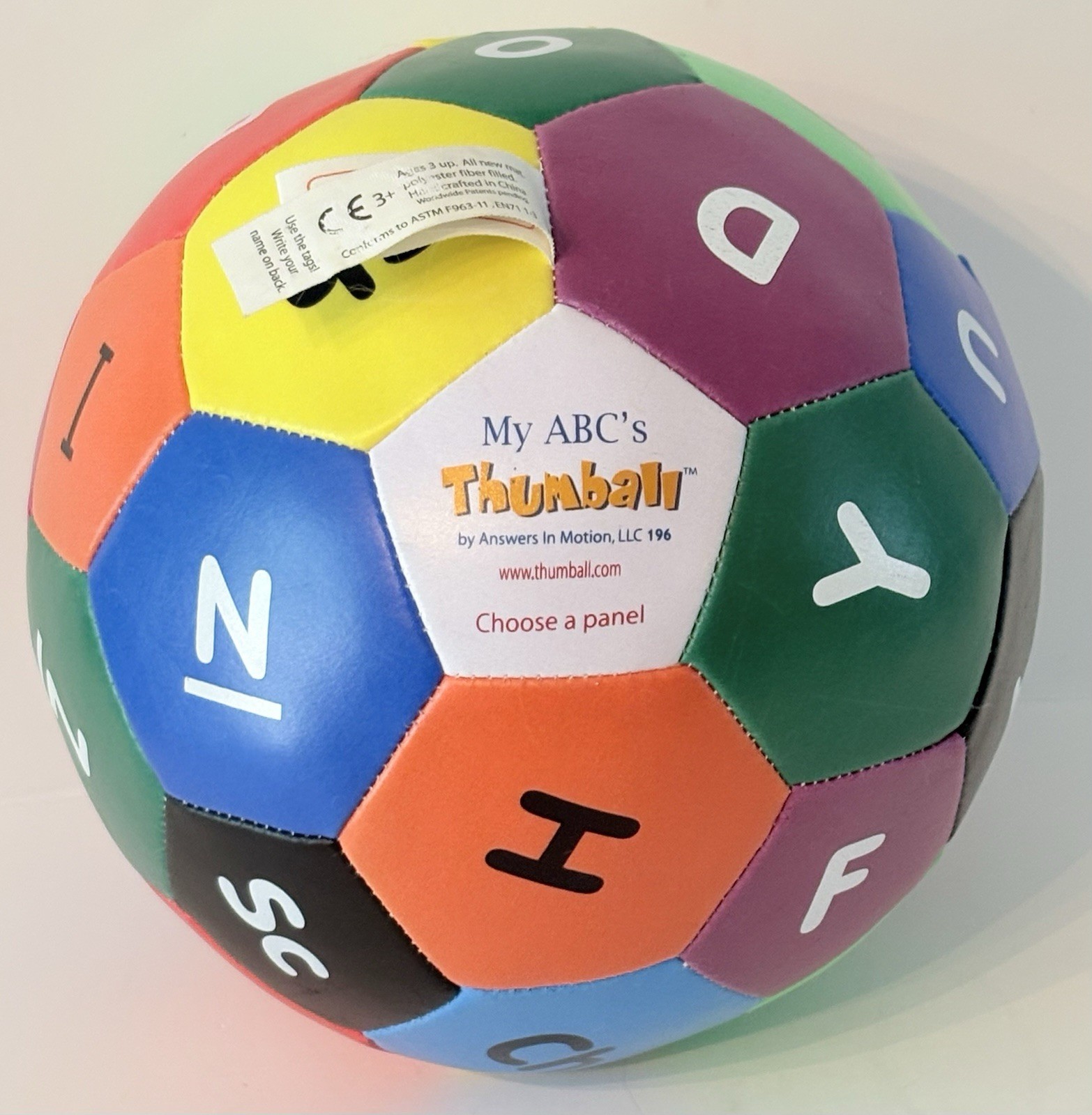 Thumball My ABC’s 6″ Educational Toy Ages 3+