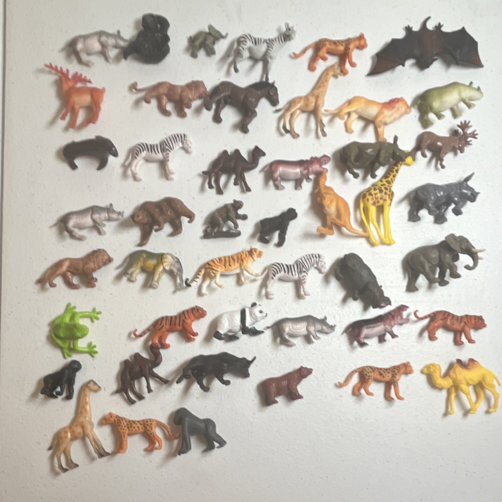 Assorted Plastic Animal Figures Educational Toy Set for Ages 3-11 Years