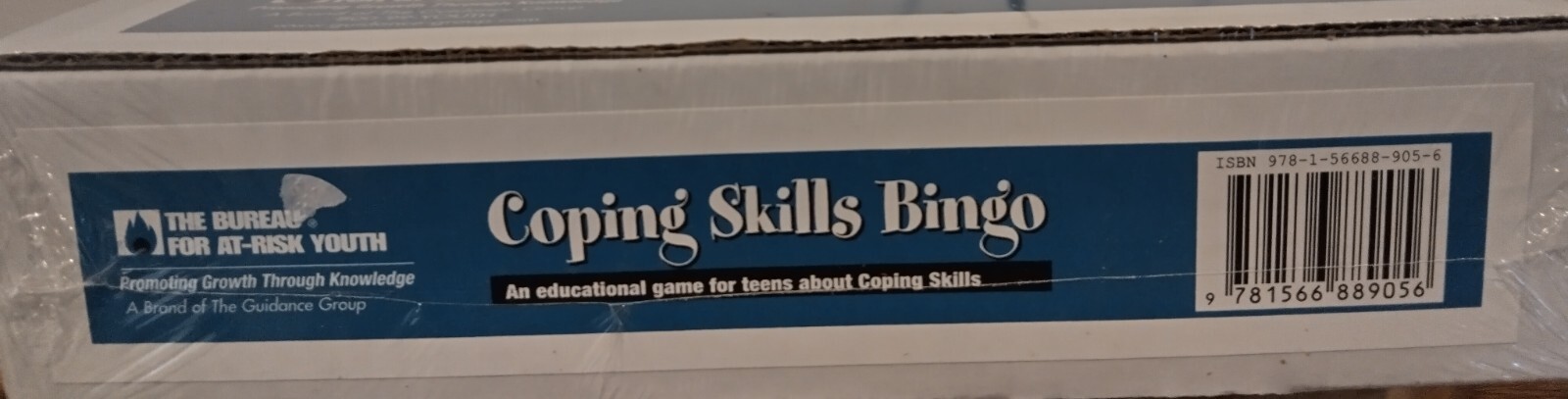 Guidance Group Coping Skills Bingo Education Game for Teens Factory Sealed New