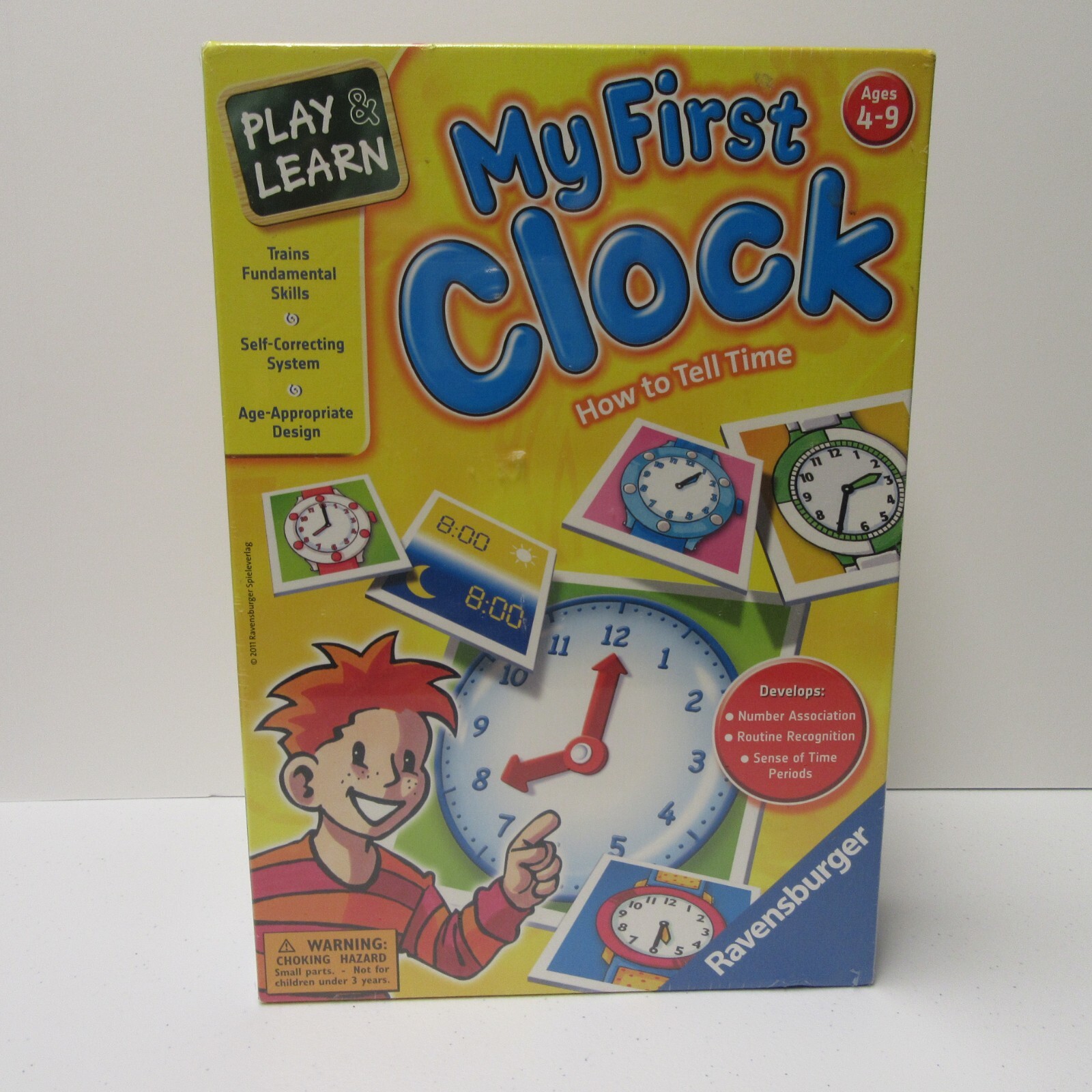 Ravensburger My First Clock – Learning Game of How to Tell Time – Complete