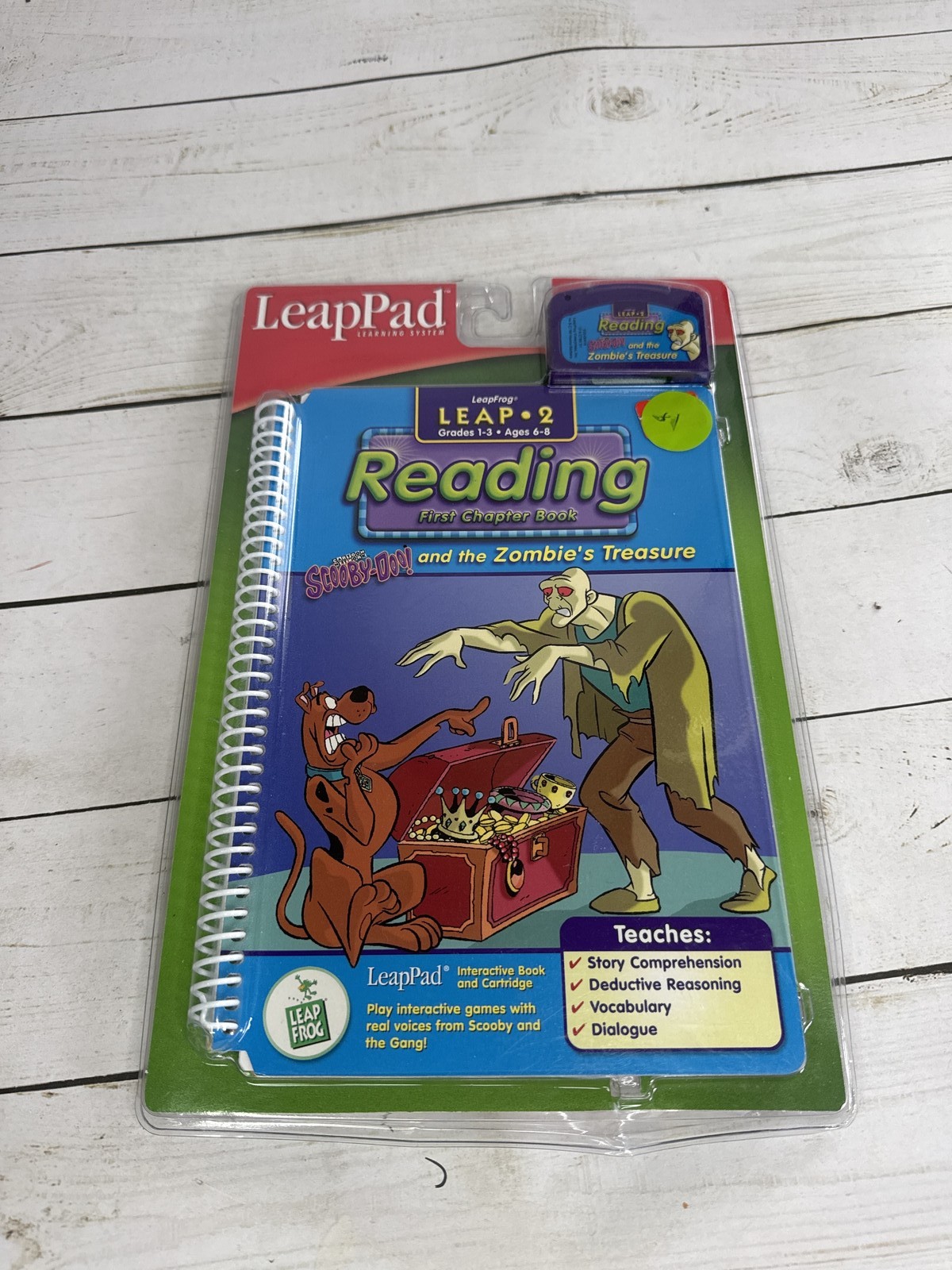 NEW LeapPad Leap 2 Reading Scooby-Doo and the Zombie’s Treasure Book & Cartridge