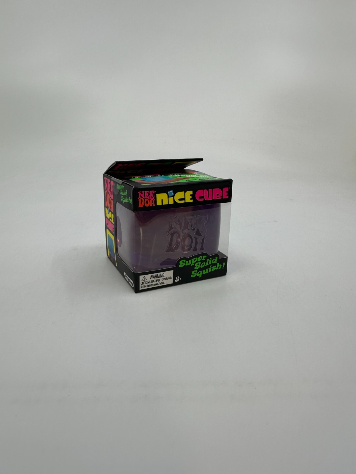 New NeeDoh Nice Cube 2.25″ Super Solid Squish 3-Pack Blue Pink Purple Free Ship!