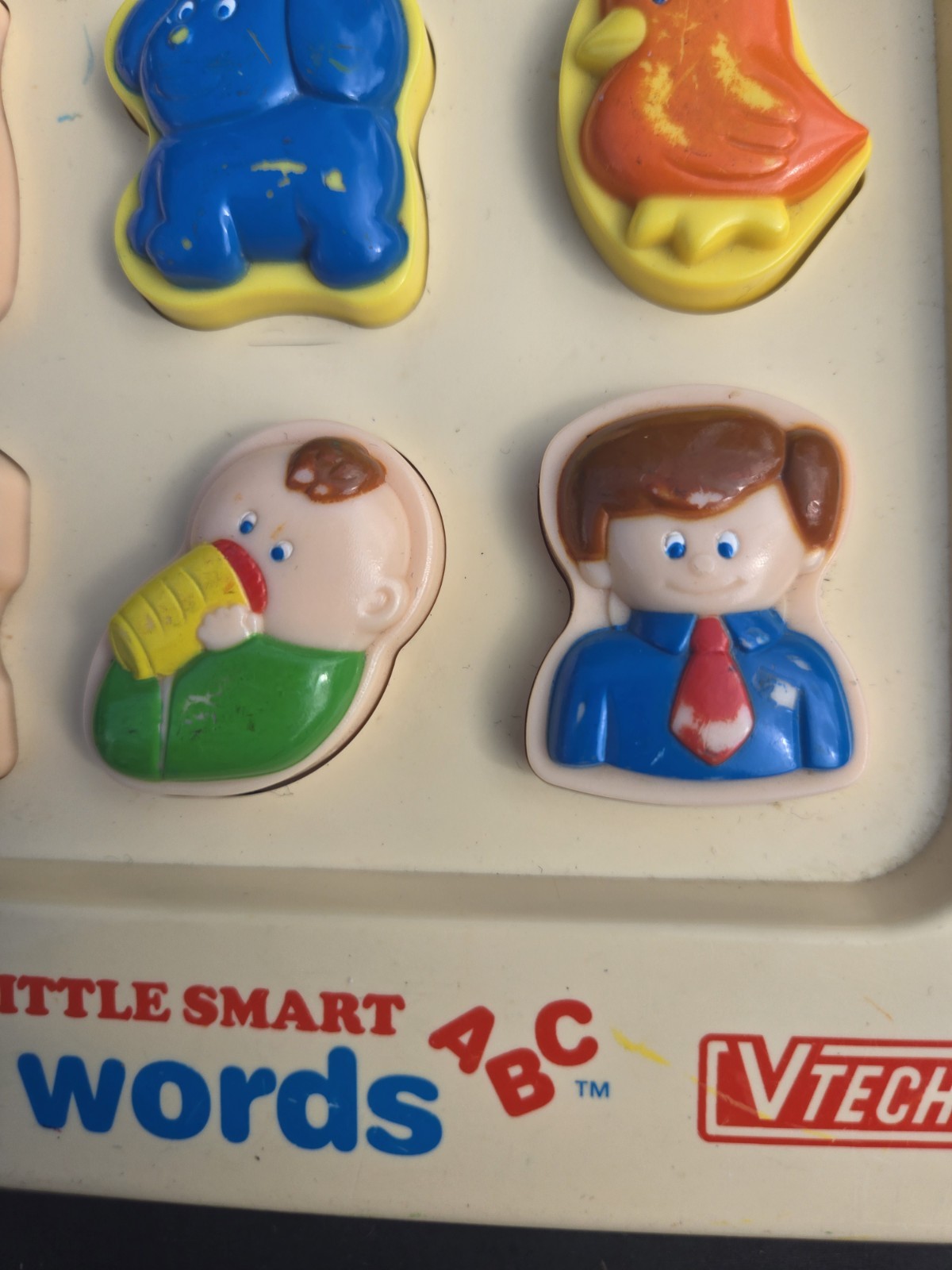 1990s V-TECH little Smart ABC First Words Music Learning Push Button Animals