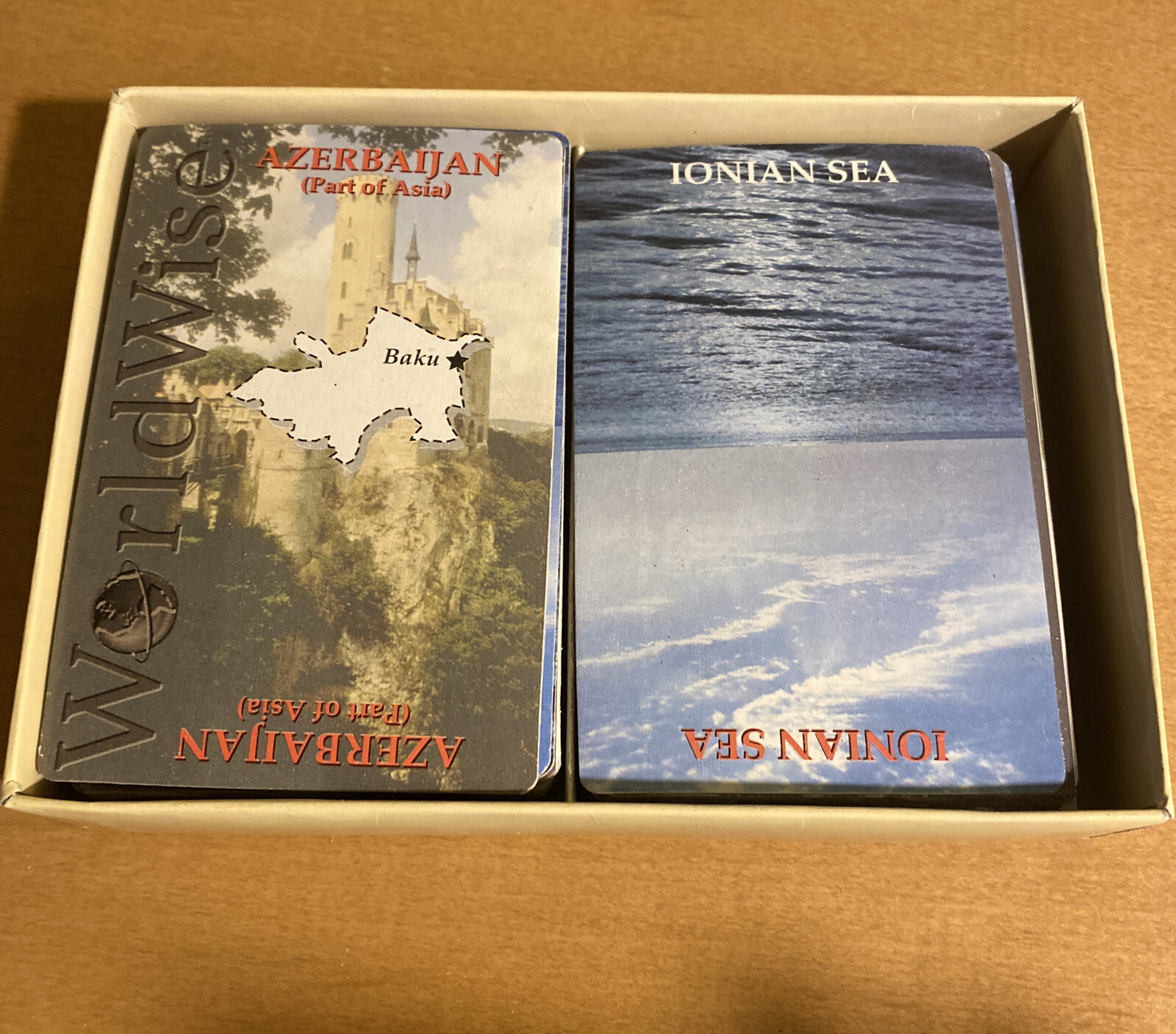 World Wise European Edition Geography Card Game