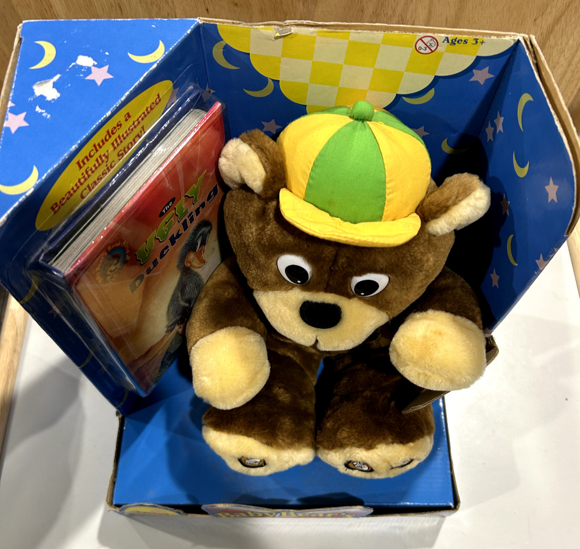 Vintage 1998 Talking Baby Bear’s Read-Along Story Book Ugly Duckling NEW IN BOX