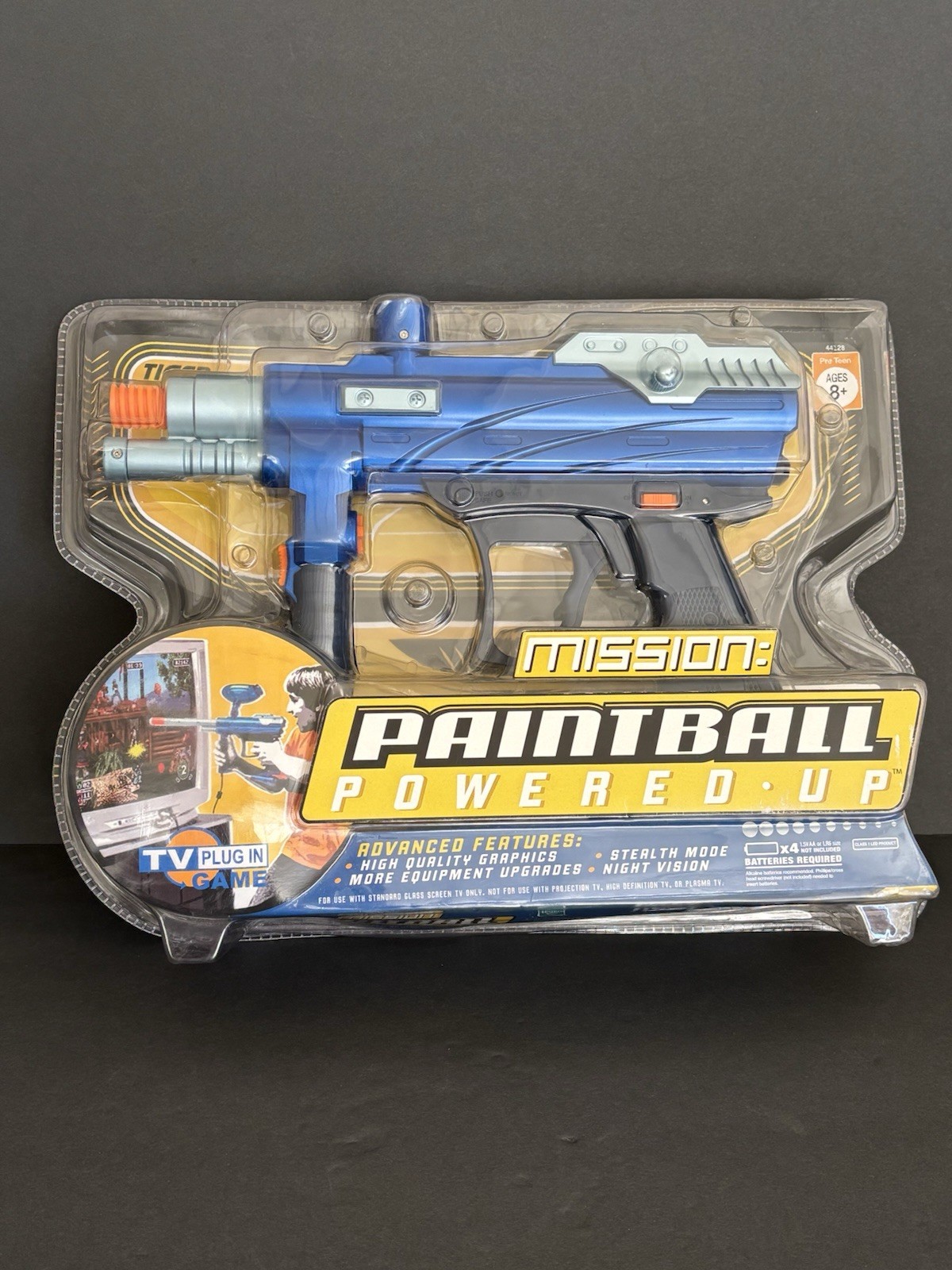 TIGER TV Game MISSION: PAINTBALL Powered Up PLUG & PLAY SHOOTER New