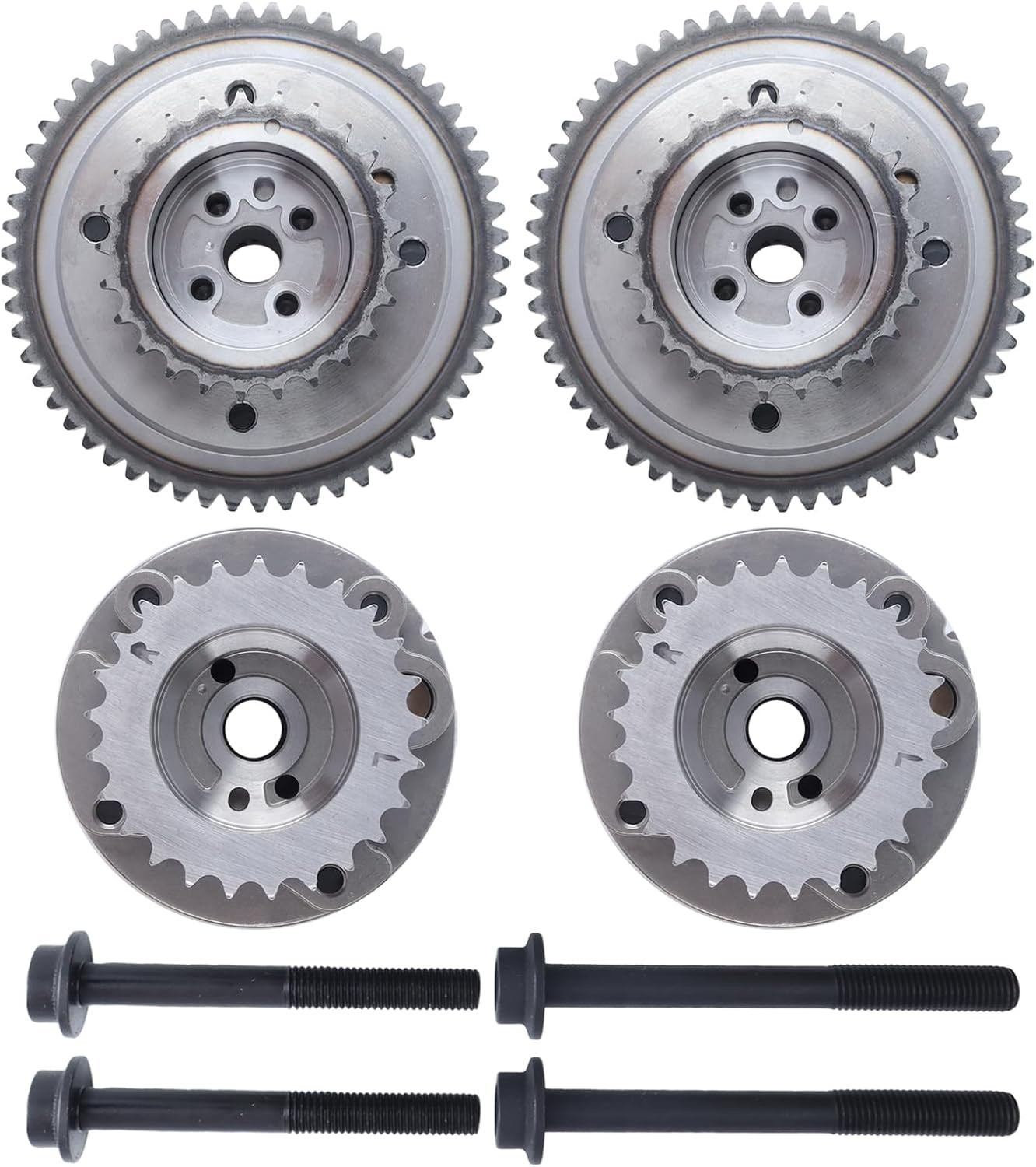 Intake Exhaust Timing Camshaft Sprocket VVT Cam Phaser 4Pcs Compatible with F150