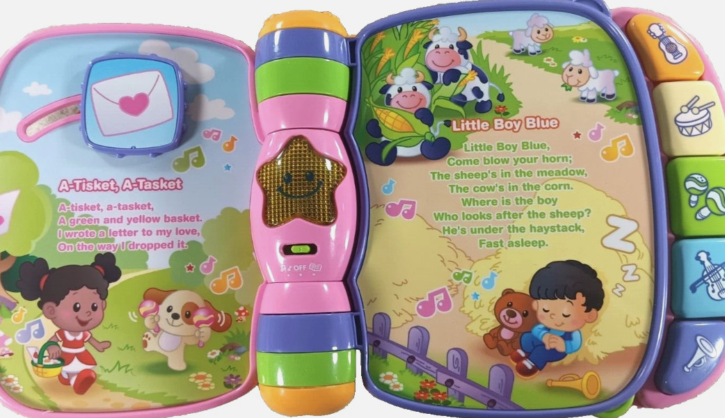 VTech Musical Rhymes Book Pink