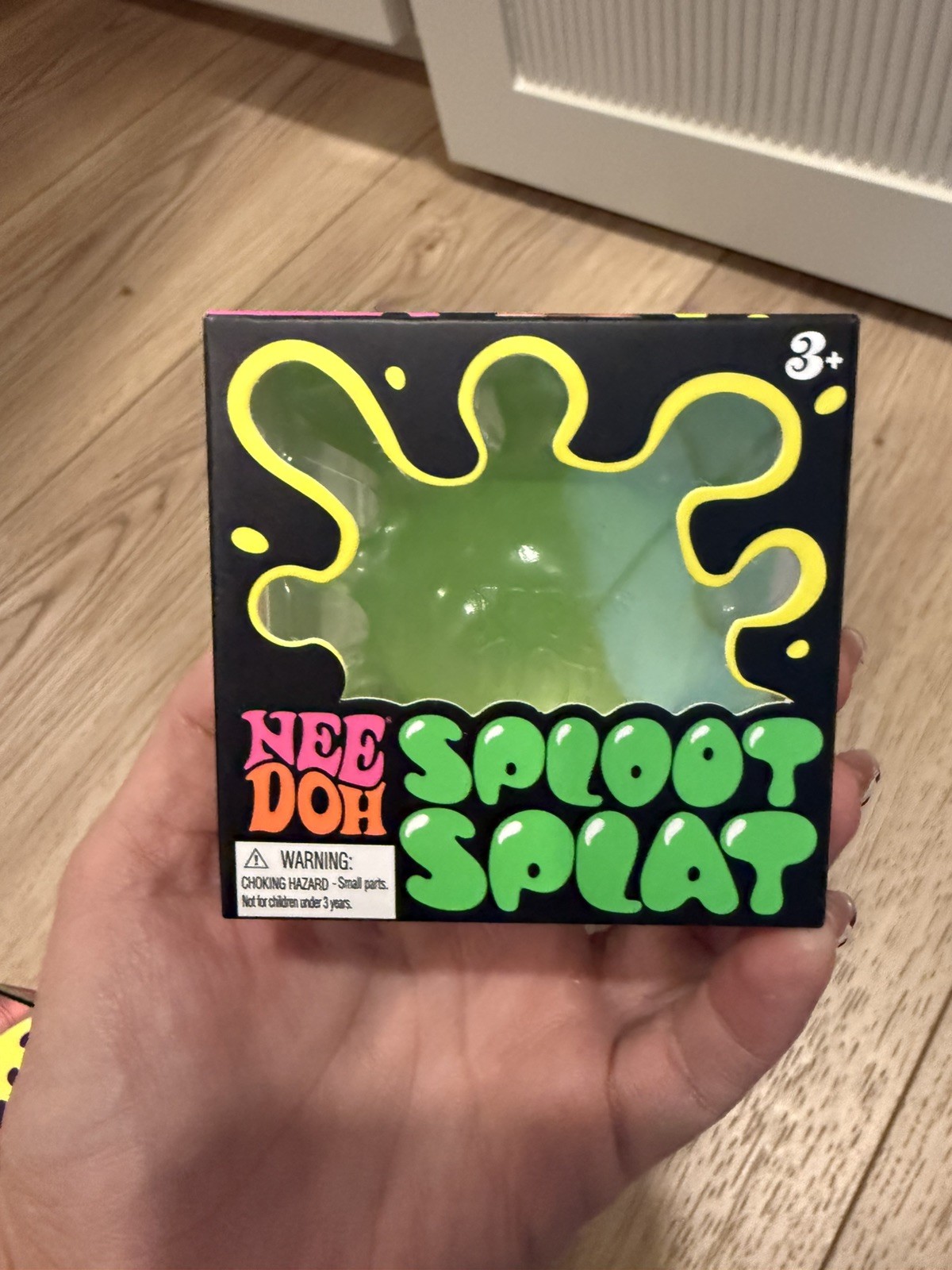 NeeDoh SPLOOT SPLAT, Nee Doh Splatter Fidget, Nee-doh Sploot Splat Squishy green