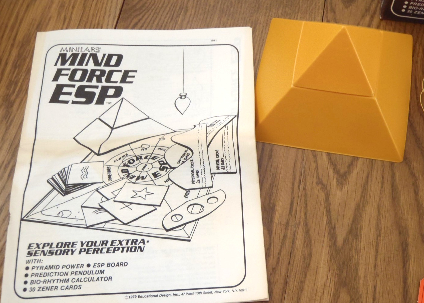 Vintage Mind Force ESP: Mini Labs Space Series Sensory Exploration Kit COMPLETE