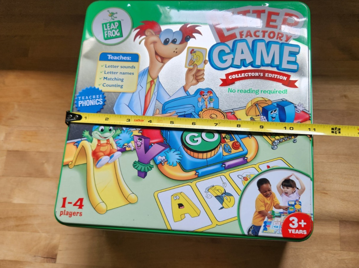Leapfrog Letter Factory Game 2 in 1 Phonics Colors Counting 3+ Years Works
