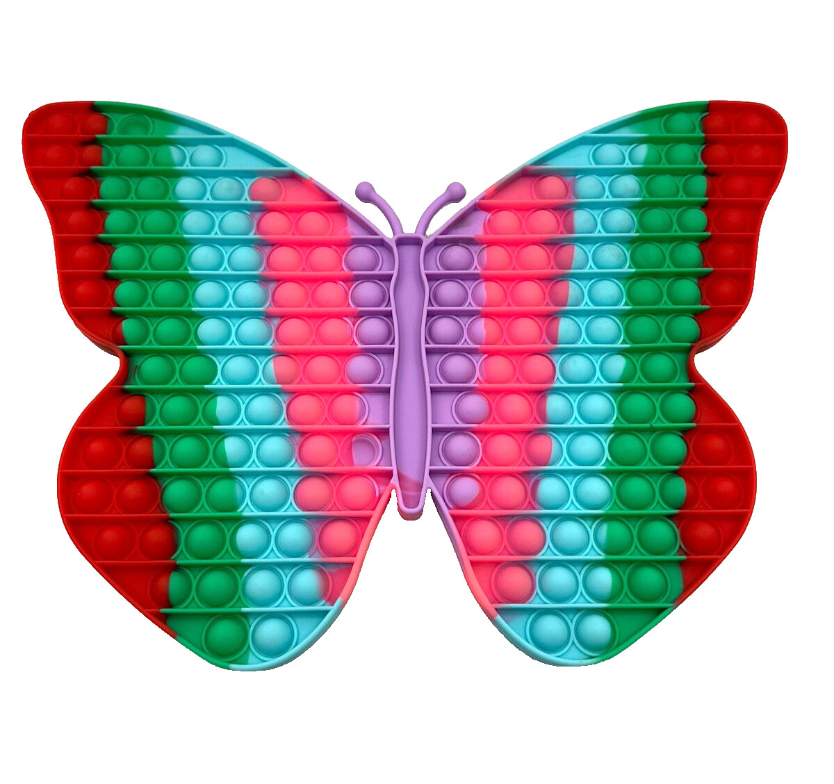 Sensory Toy Butterfly Jumbo Colorful Push Pop Stress Relief Fun Learn