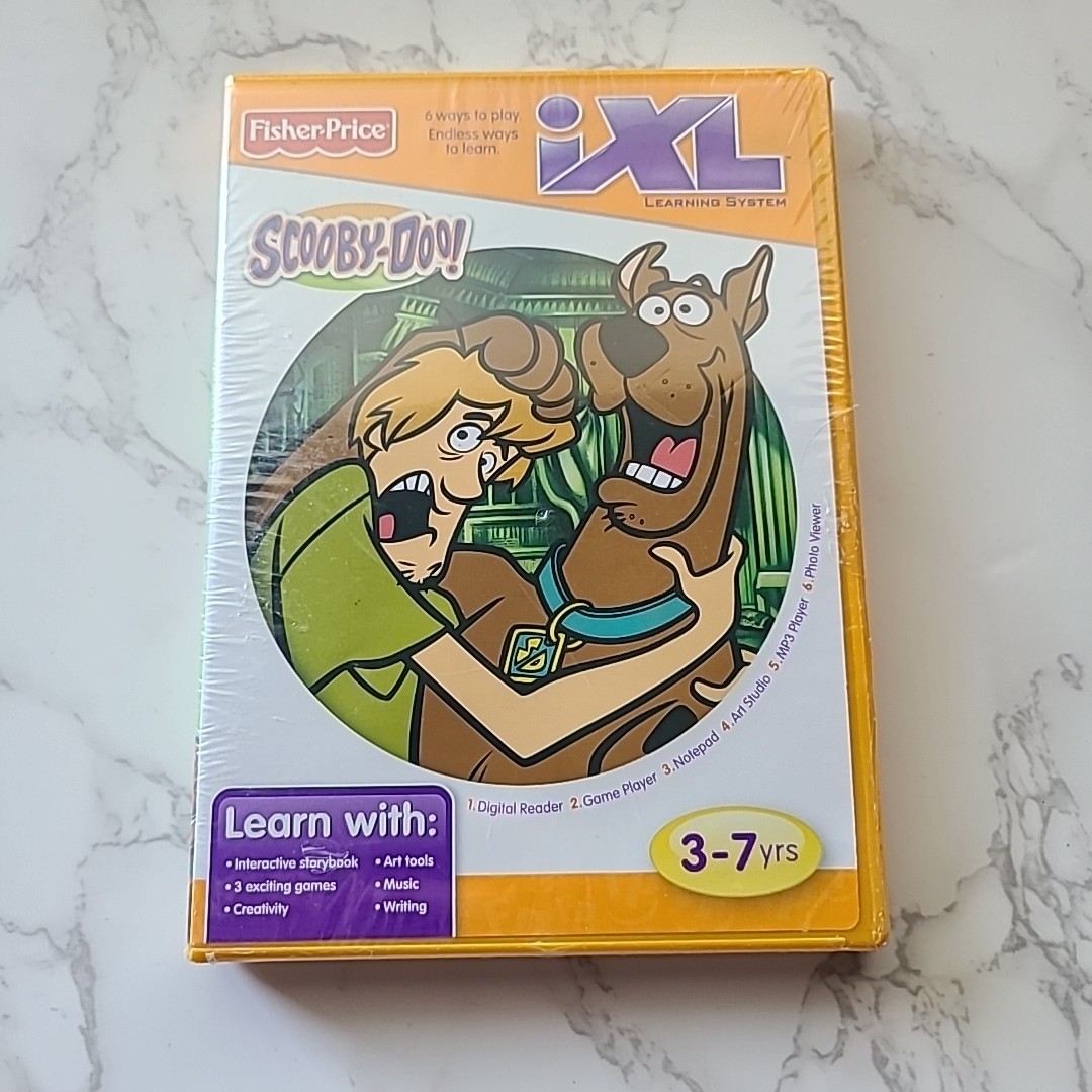 Fisher-Price iXL Scooby-Doo! NEW Sealed Learning System 3-7 Years 2010 FAST SHIP