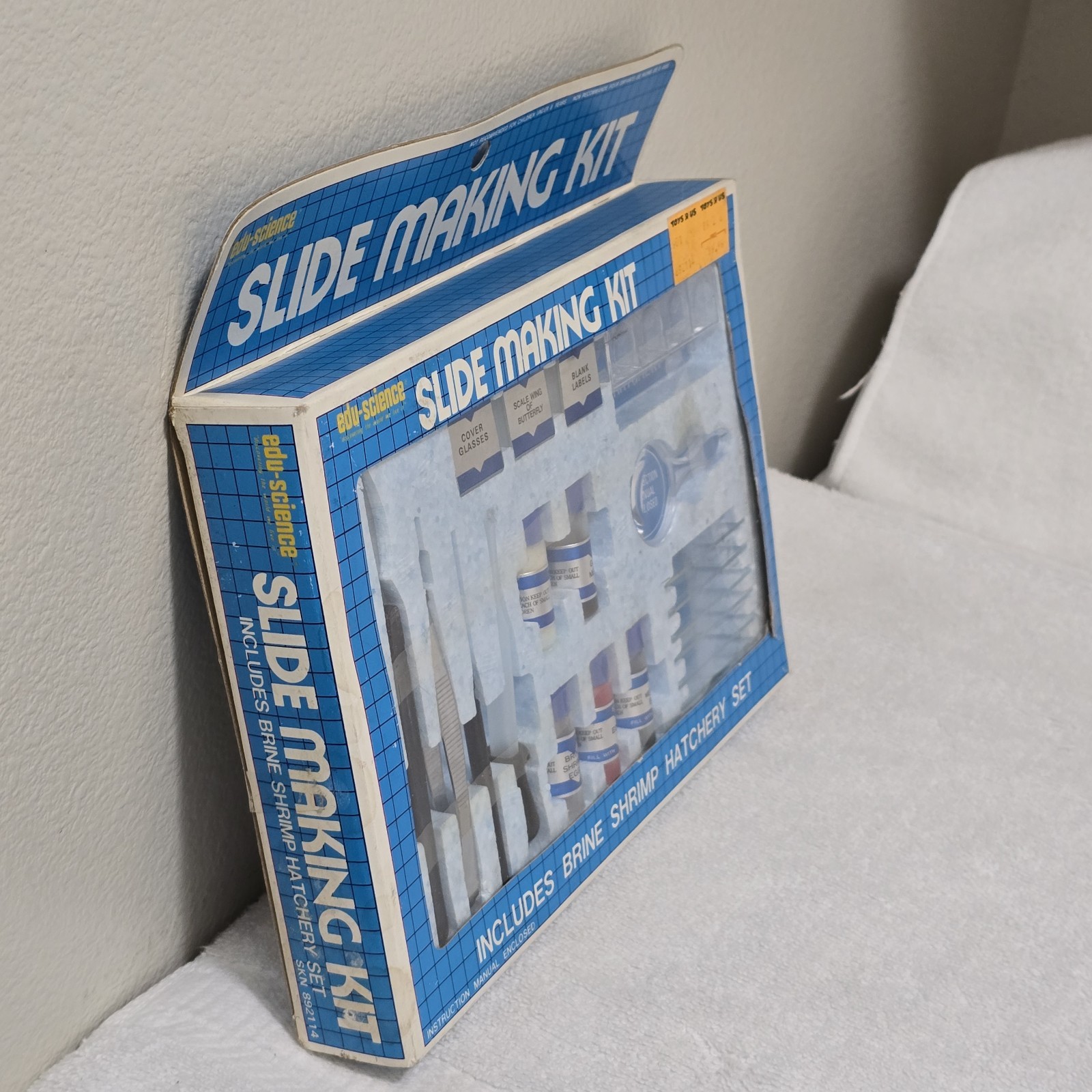 VTG 1987 Edu Science Slide Making Kit 34 Pc. Toys R US