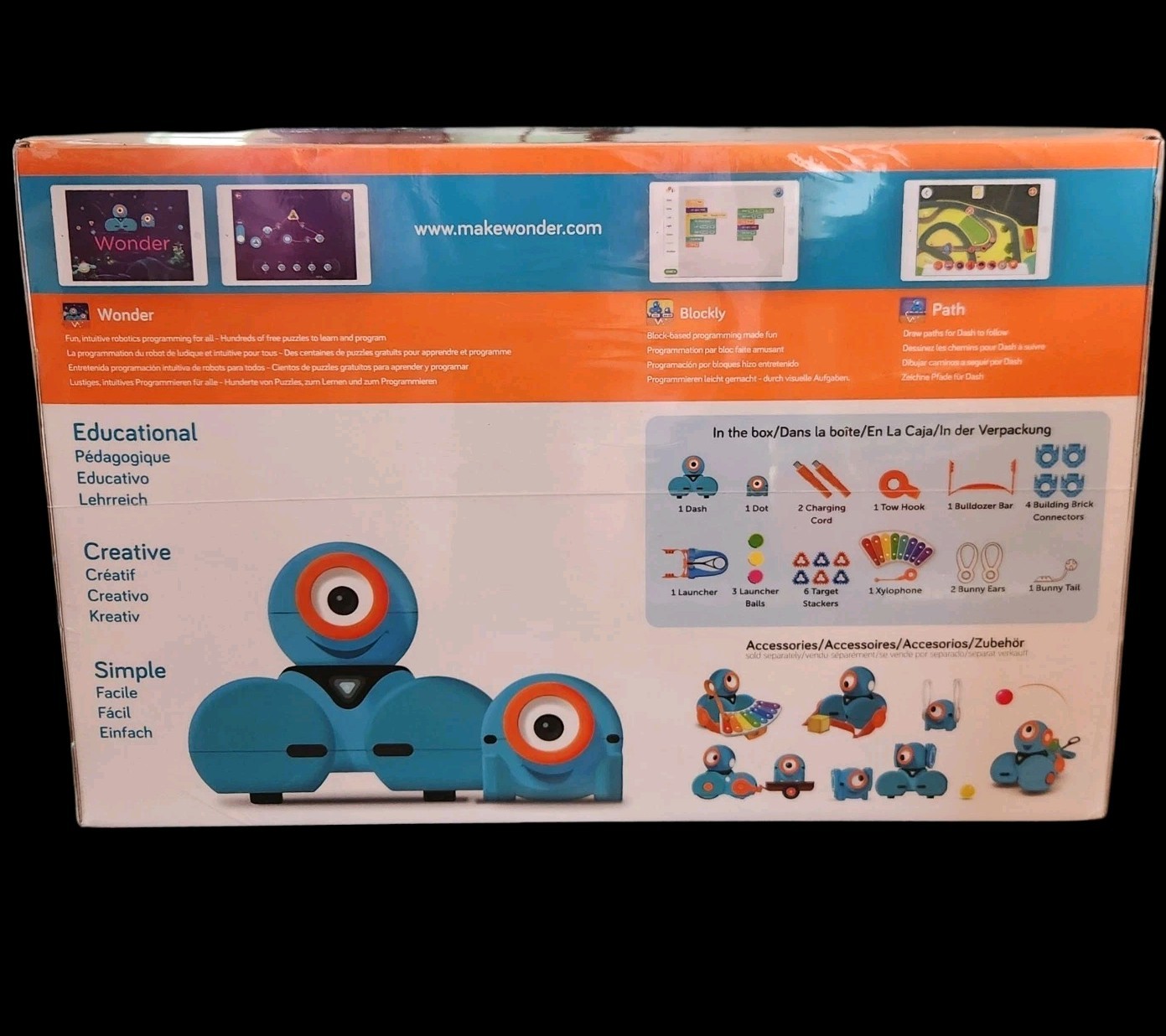 Wonder Workshop Wonder Pack Educational Coding Robot Model WP04