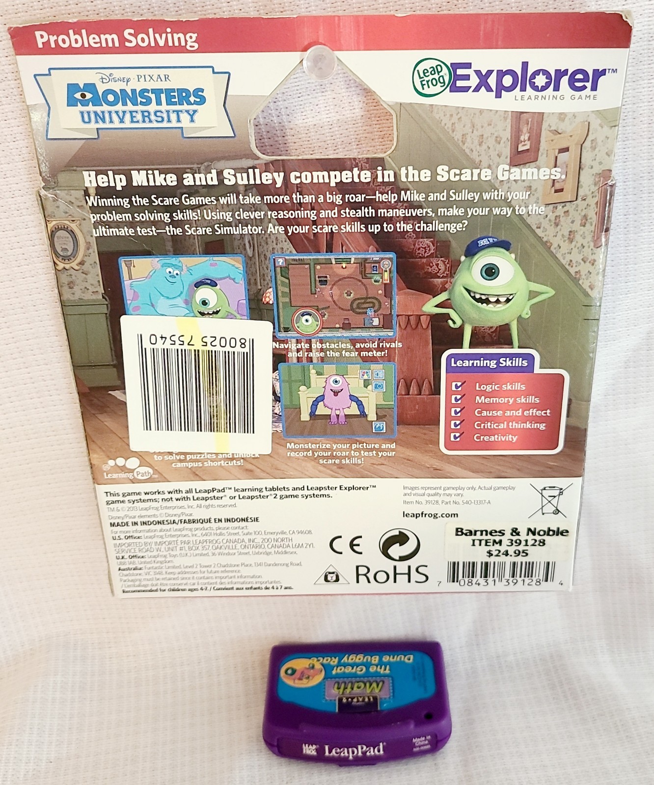 LeapFrog Learning Games Disney Pixar Monsters University & Great Dune Buggy Race