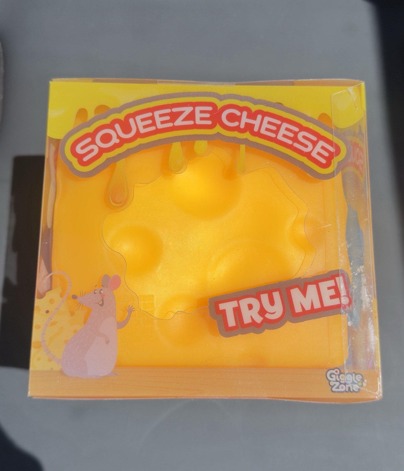 Sunny Days Jumbo Squeeze Cheese Squishy Stress Relief – NEW! AUTHENTIC