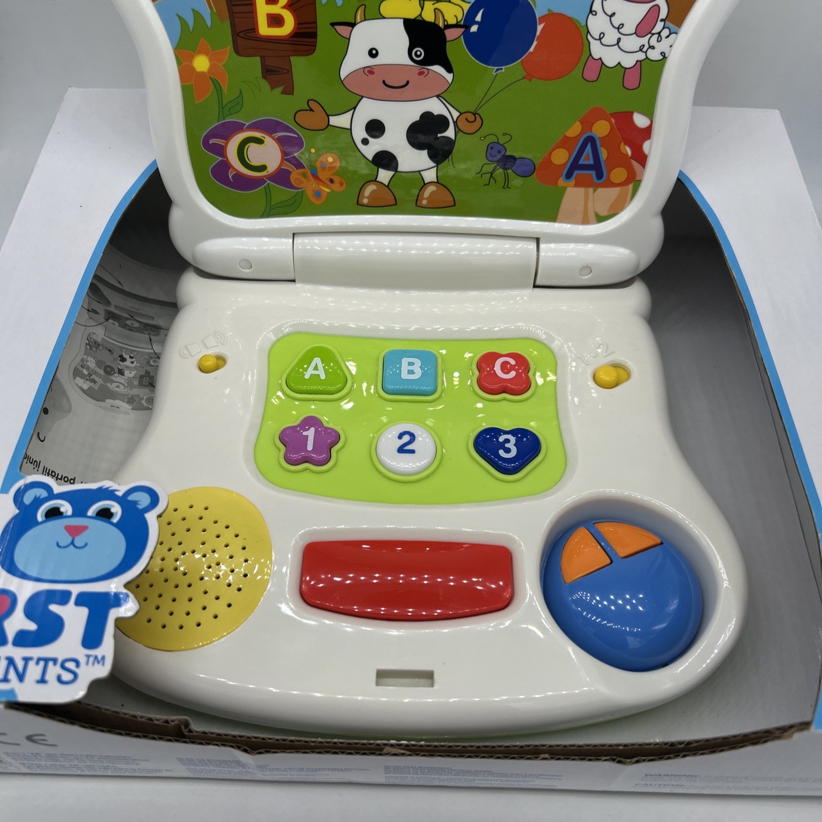 My First Moments Junior Laptop Toy – Lights & Sounds Early Learning – 12M+