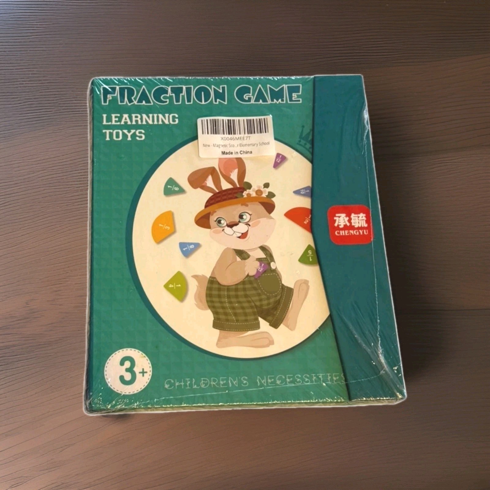 Fraction Game Score Learning Book – Learning Toy for Ages 3+ NEW SEALED
