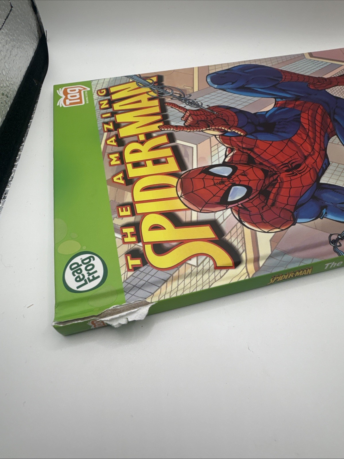 Leapfrog Tag Reading System 8 Books Green & Clear Case – Cars UP Spiderman Pixar