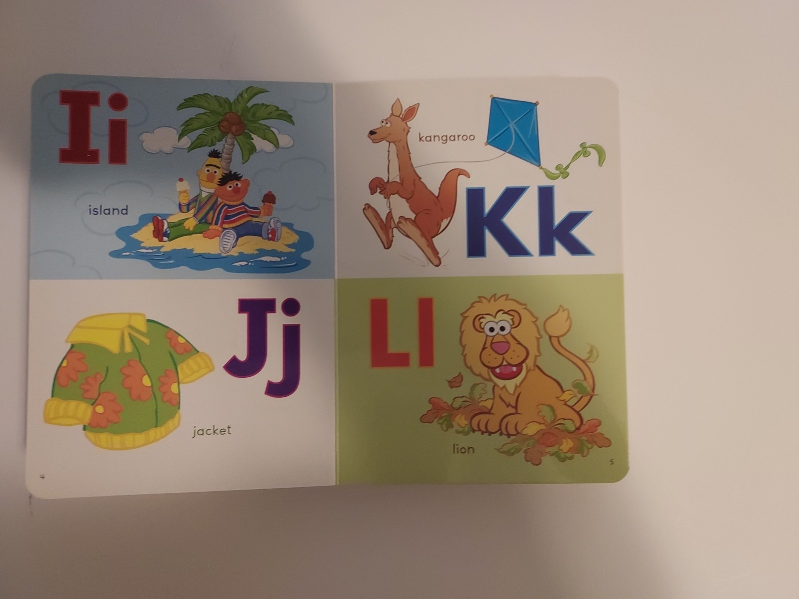 Tag Or LeapReader Junior Book 1 2 3 Sesame Street Big Bird First Book of Letter