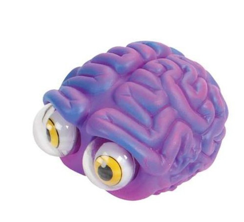 Poppin Peeper Brain, Fidget Sensory Toy Stress Reliever Hand Therapy Tactile ASD