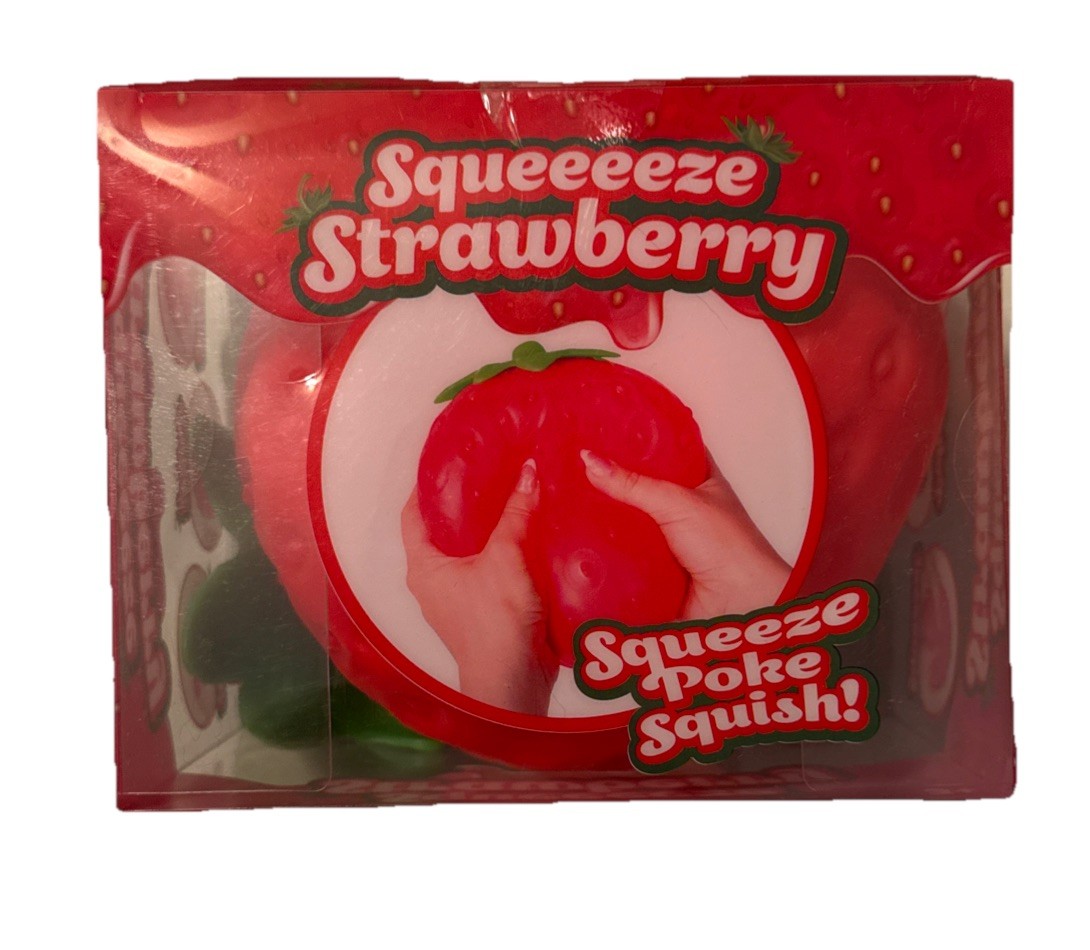 Strawberry Squeeeeze Sunny Days Squishy Squeeze Large Stress Relief Toy Fidget