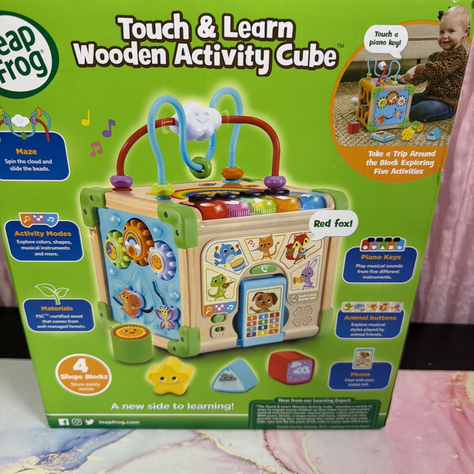 LeapFrog Touch & Learn Wooden Activity Cube SEE DETAILS