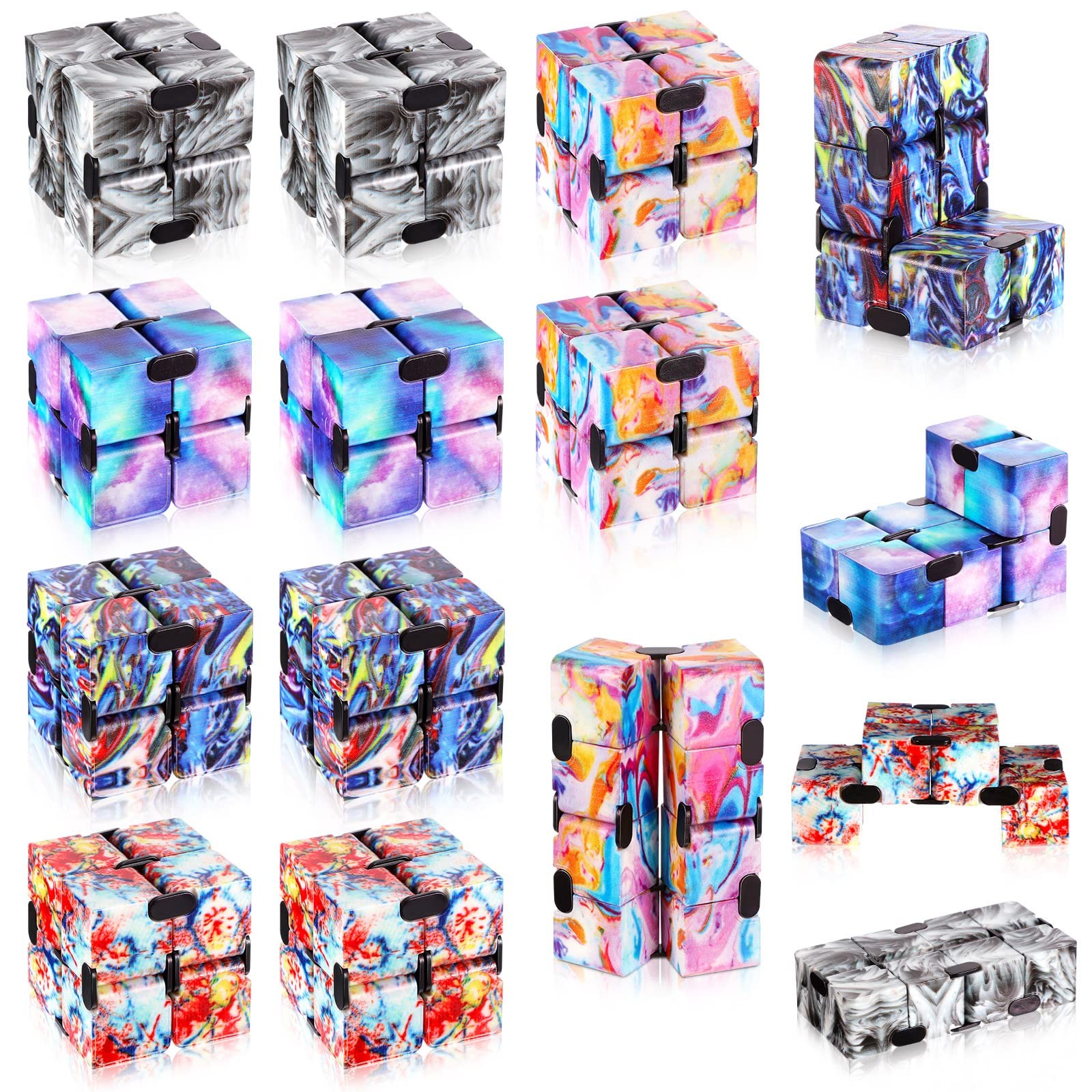 Galaxy 10 Pcs Cubes Bulk Gifts Space 4 x 4 x 4 cm / 1.57 x x inches