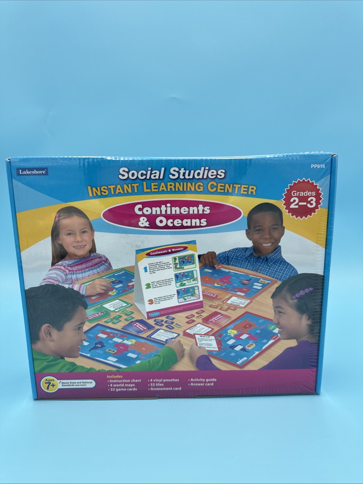 Lakeshore Social Studies Continents & Oceans Instant Learning Center PP916
