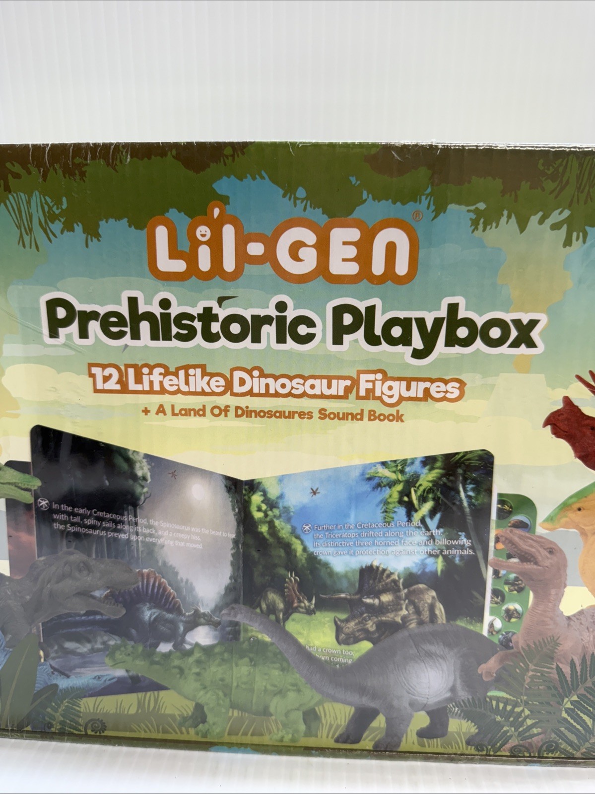 Lil-Gen Prehistoric Playbox 12 Lifelike Dinosaur Figures