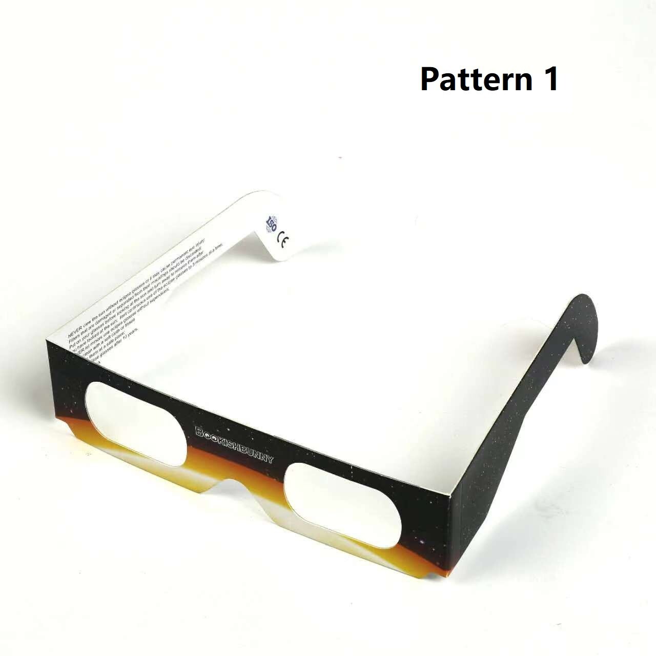 10 Packs Bookishbunny Solar Eclipse Sun Viewer Paper Glasses ISO Certified 2024