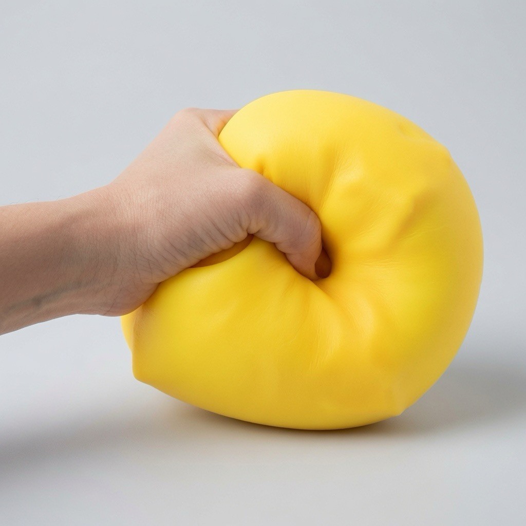 RMS Crazy Fun SmushMart Cheese Squishy Squeezy Stretch Sensory Toy TIK TOK VIRAL