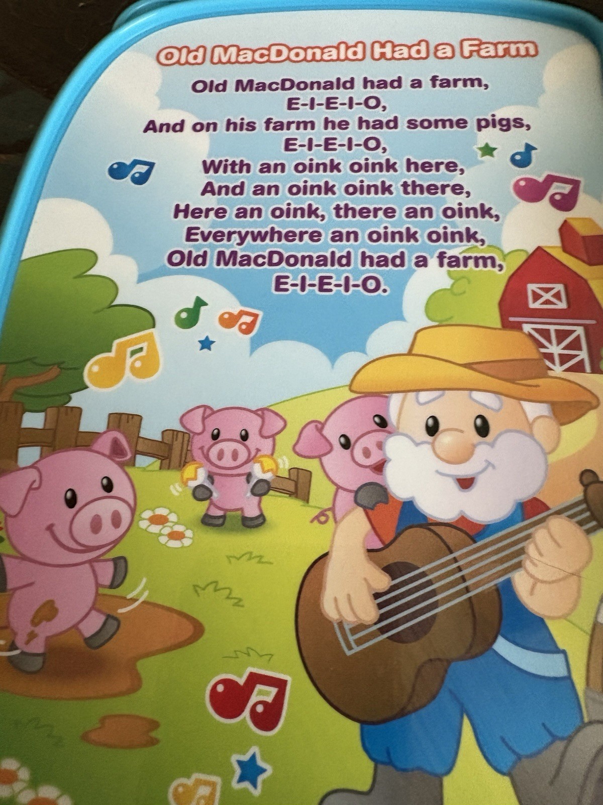 VTech Musical Rhymes Book Baby Toddler Toy Educate Learning Red 6-36 Month C
