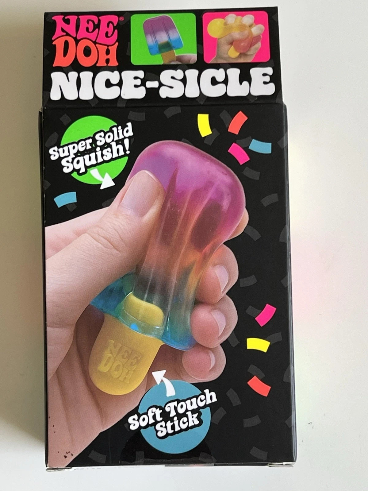 AUTHENTIC Nee Doh Nice-Sicle Popsicle Purple/Blue Brand New Unopened US SELLER