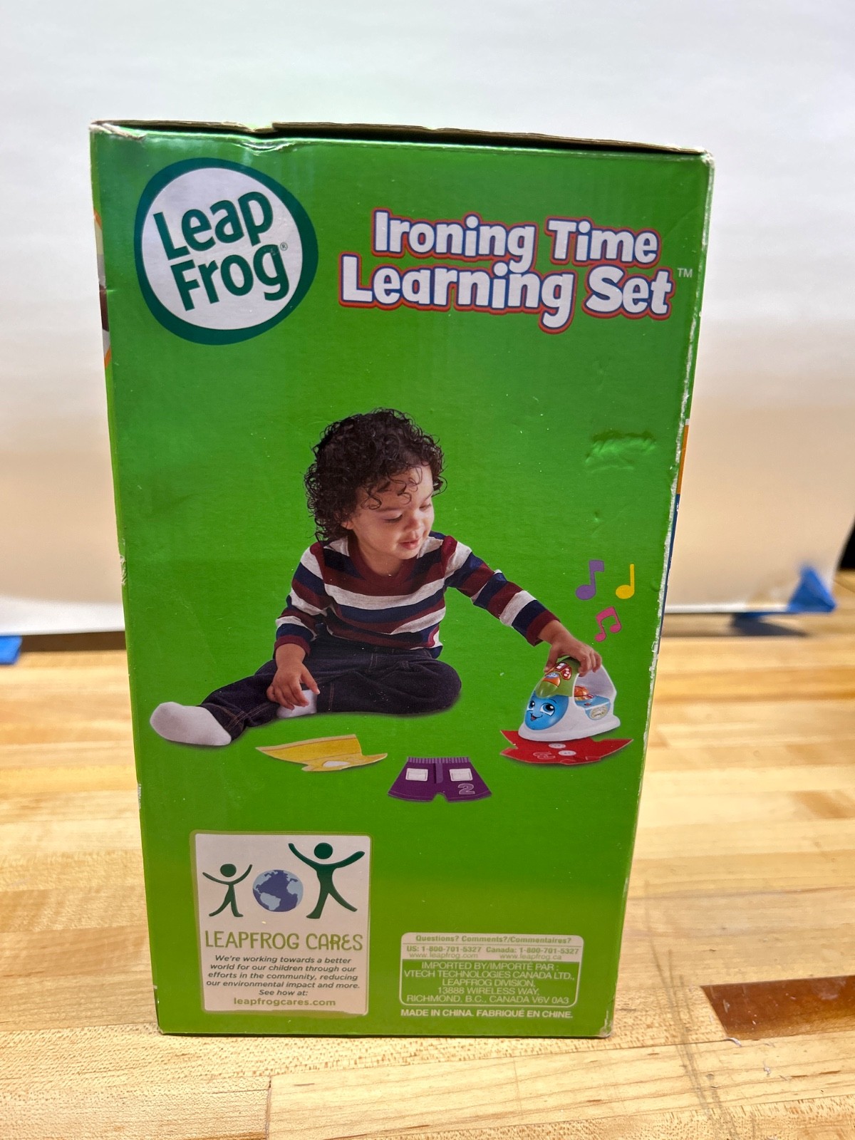 NWT LeapFrog Ironing Time Learning Set, Pretend Play, Teaches Colors, Shapes