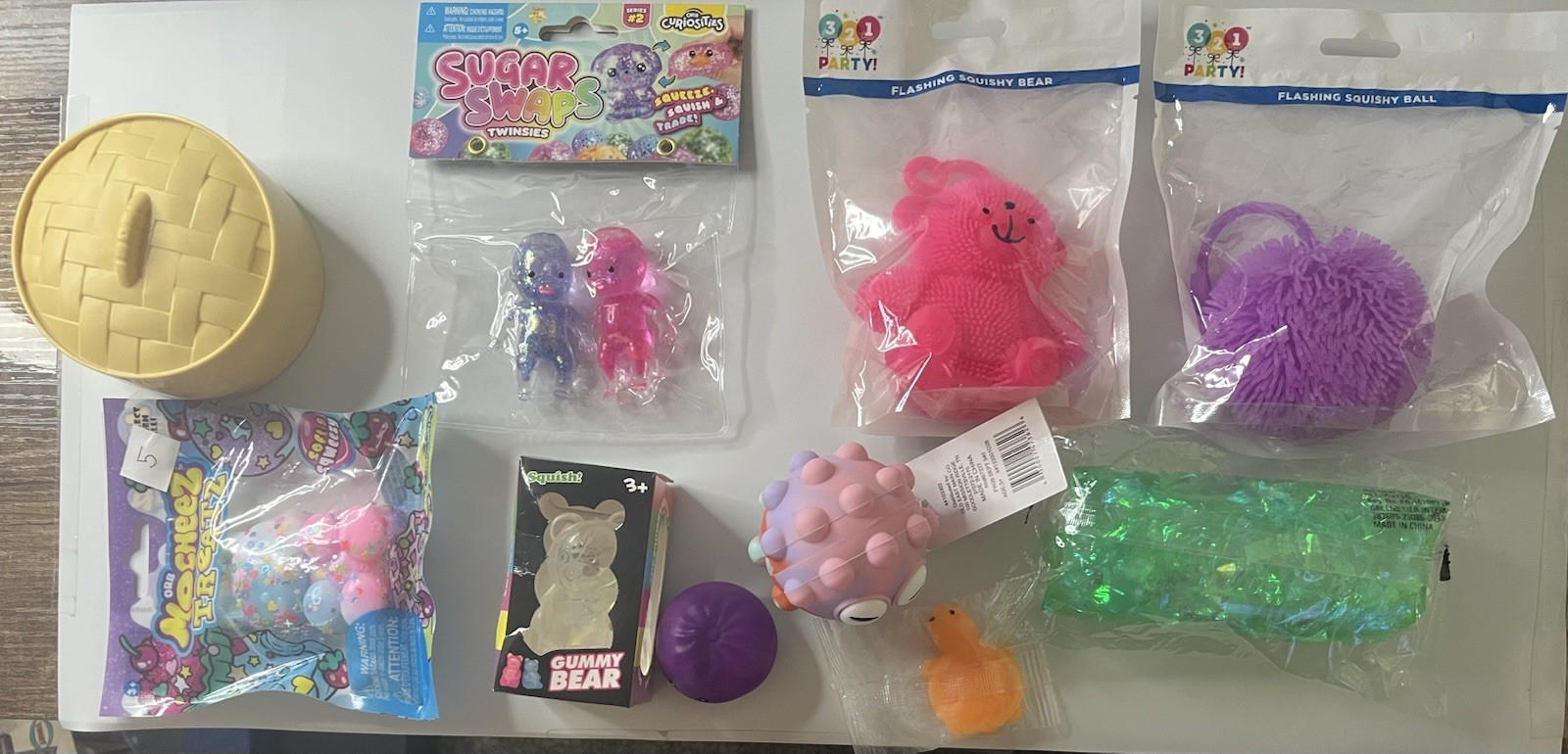 Lot Of 10 Squishies – Dumplings & Sugar swaps Included!!