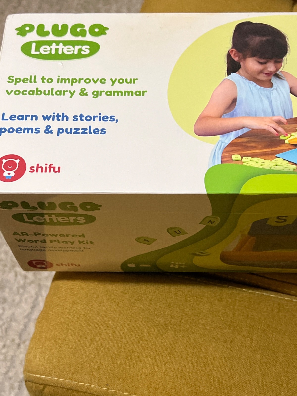 Plugo Letters by PlayShifu Kids Word Building Gaming system kit educational 🎁