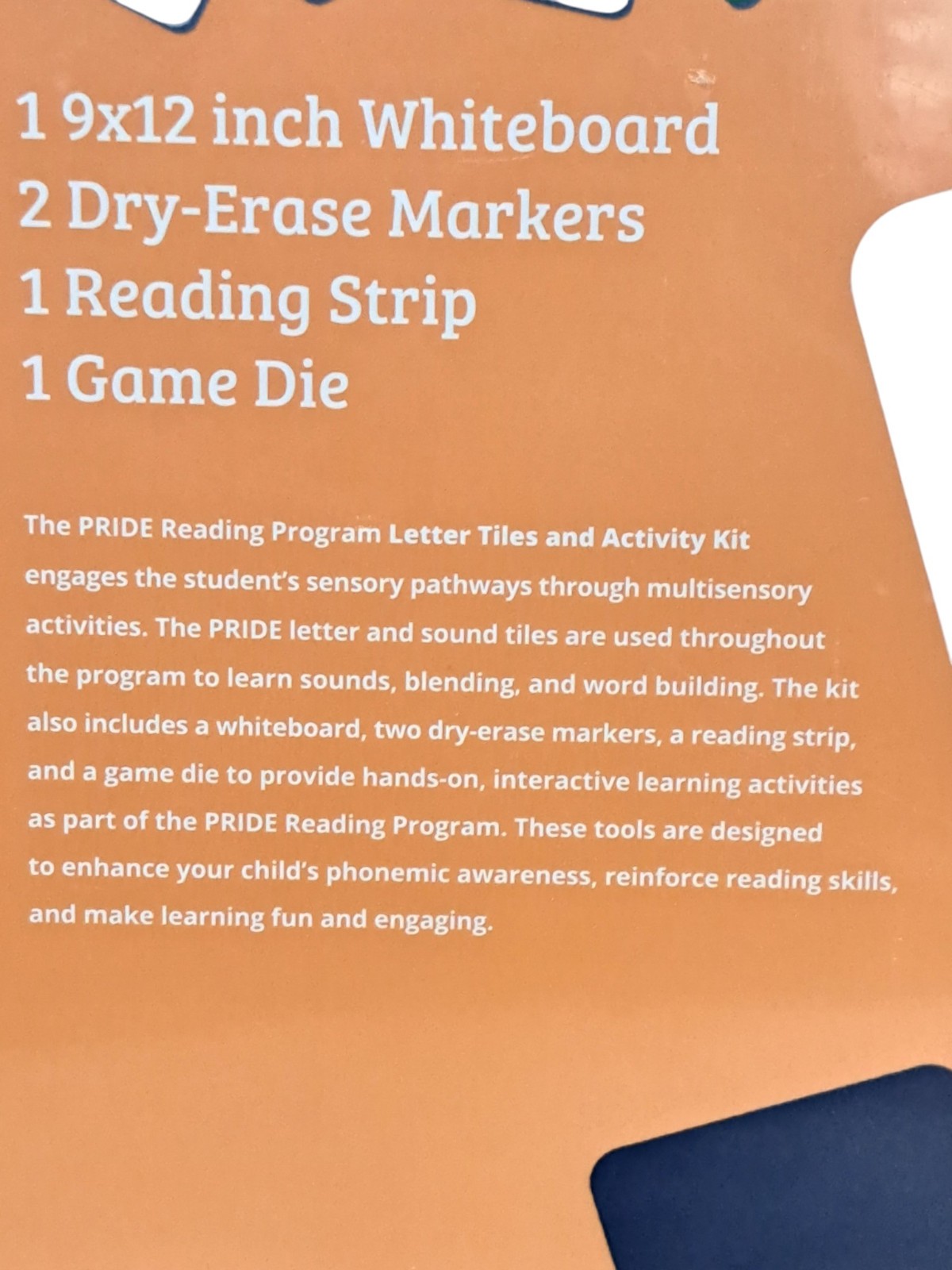 Pride Reading Program Letter Tiles Activity Kit Sealed NEW box
