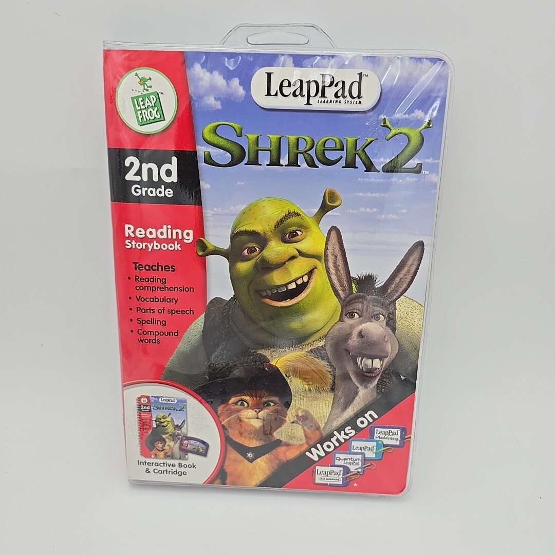 Lot 3 LeapFrog LeapPad Marvel The Amazing Spider-Man, Shrek, Monster Grades 1 2
