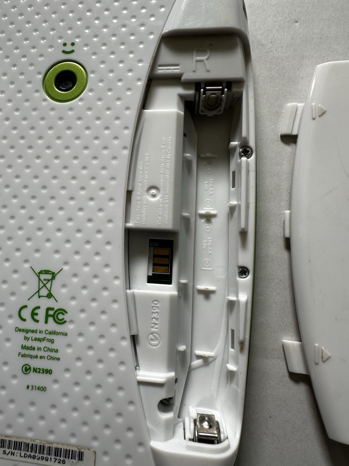 LeapFrog LeapPad2 Explorer Kids Tablet Green White With Stylus Tested & Working