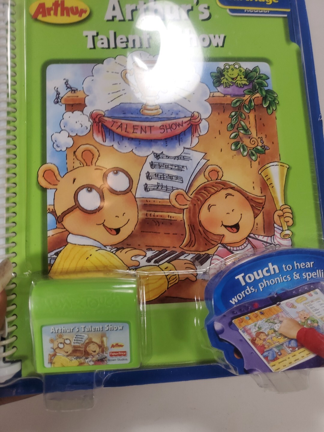 New Fisher Price Power Touch Learning System Franklin Goes To School Ages 5-8