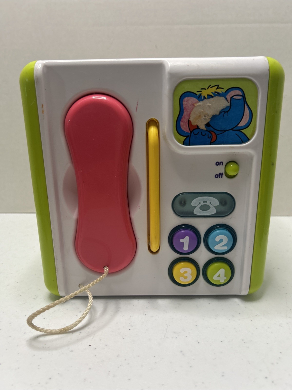 Red Box Electronic Activity Cube Shape Sorter Phone Telling Time Toddler Toy