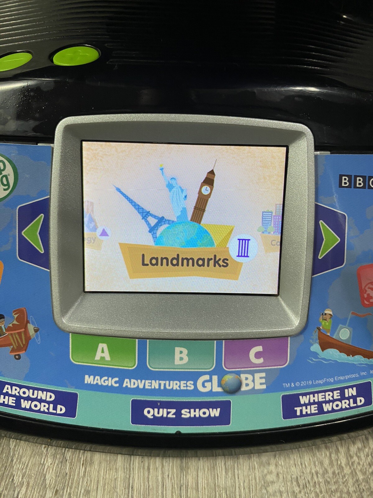 LeapFrog Magic Adventures Globe 2.8″ Video Screen BBC Videos Interactive Games