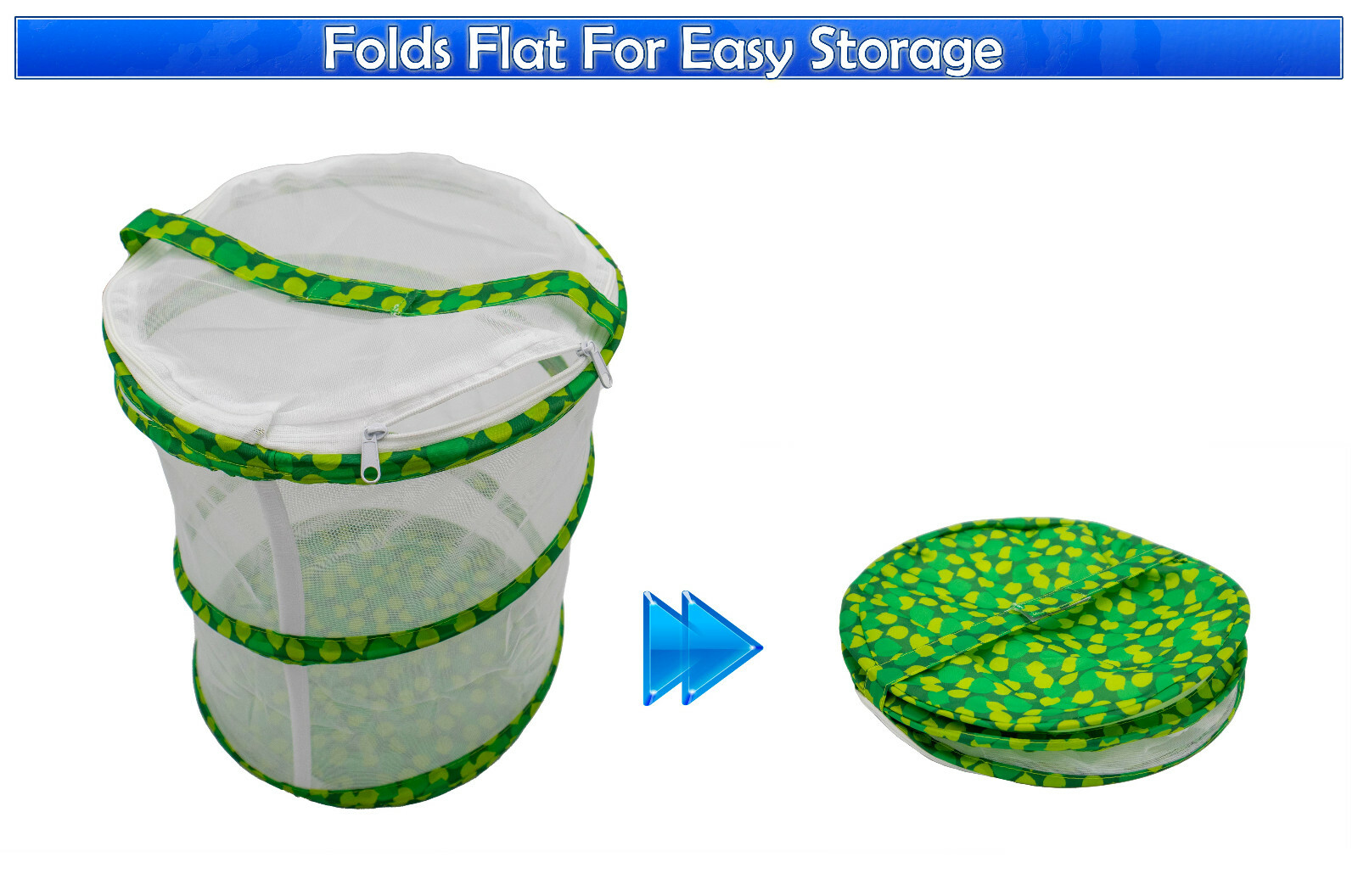Butterfly Growing Garden Kit – Butterfly Habitat Net Cage – Collapsible Mesh Net
