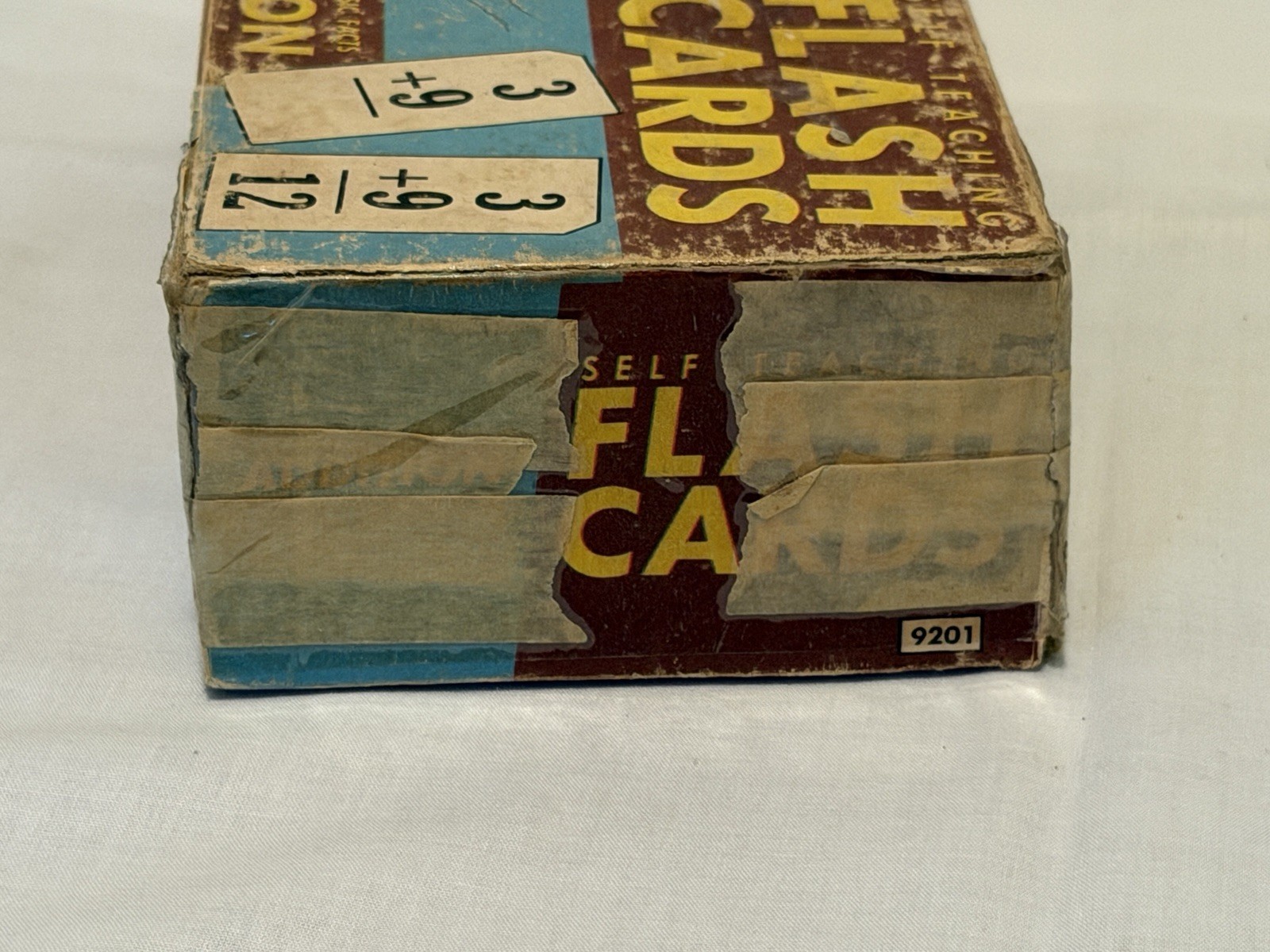 (4) Vintage 1962 and 1963 Milton Bradley Flash Cards Grades 2 thru 6