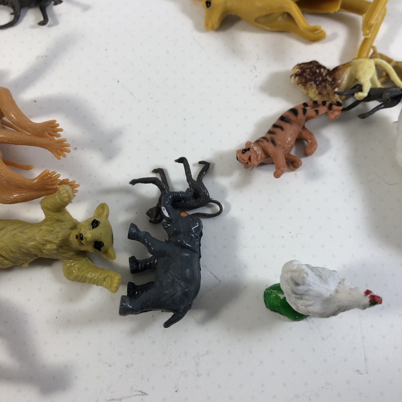 Vintage Toy Animals Mixed Lot of 25 Monkeys Bears Polar Bears 1970s